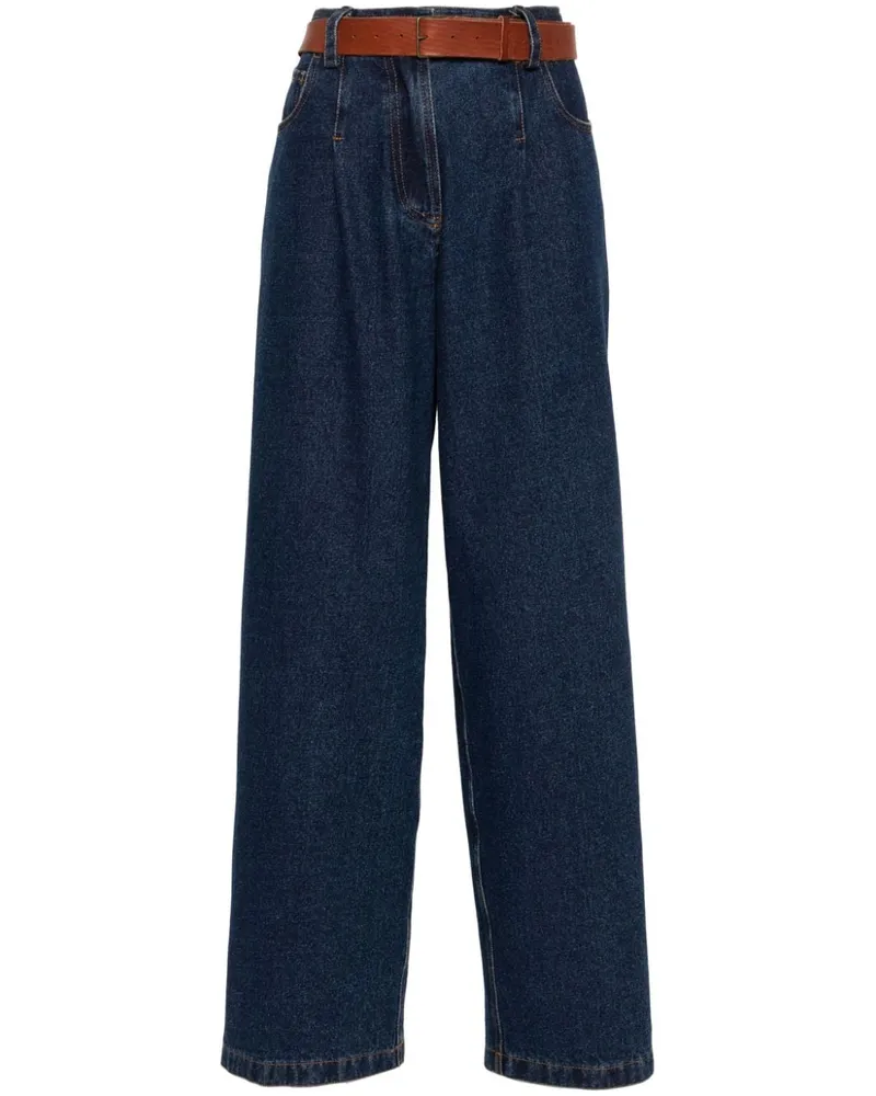 forte_forte Jeans mit geradem Bein - Blau Blau