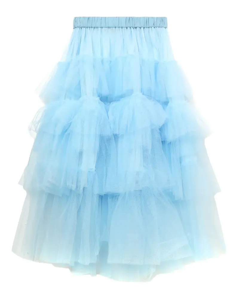 Simone Rocha Gerüschter Tüllrock - Blau Blau
