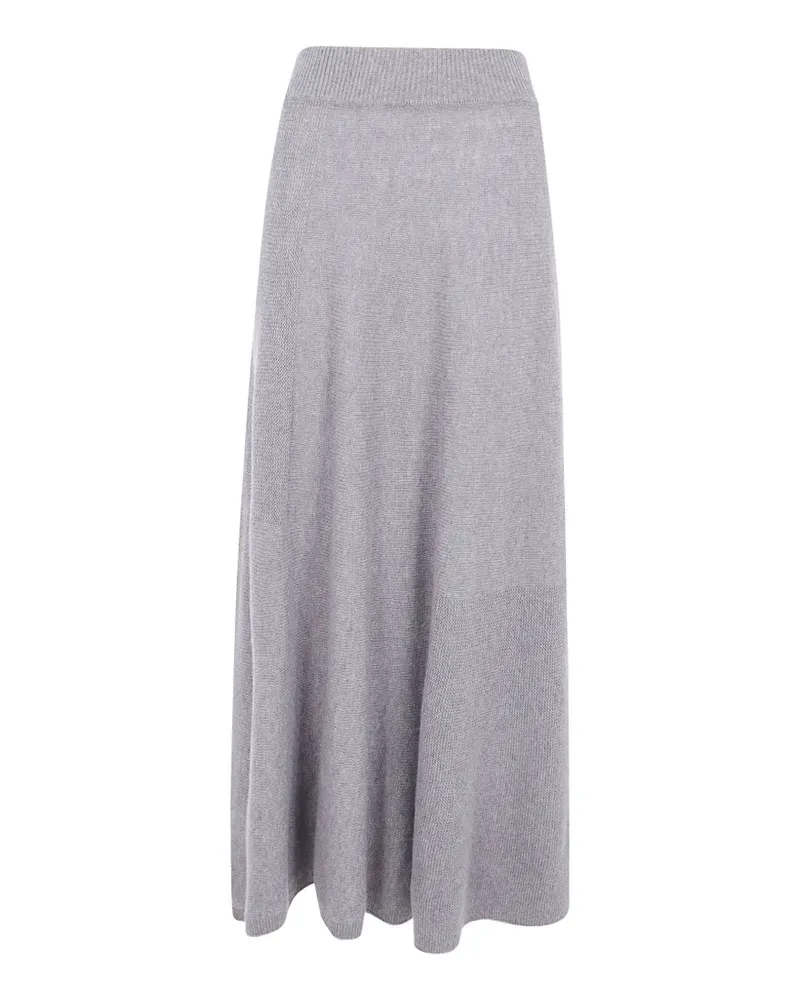 Emporio Armani Ausgestellter Feinstrick-Rock - Grau Grau