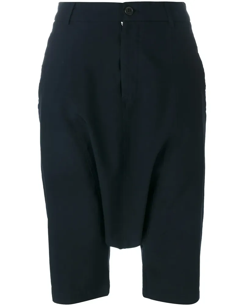 Comme des Garçons Knielange Shorts mit tiefem Schritt - Blau Blau