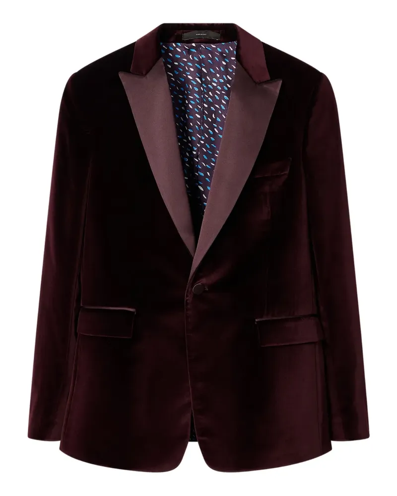 Paul Smith The Soho Blazer aus Samt - Rot Rot