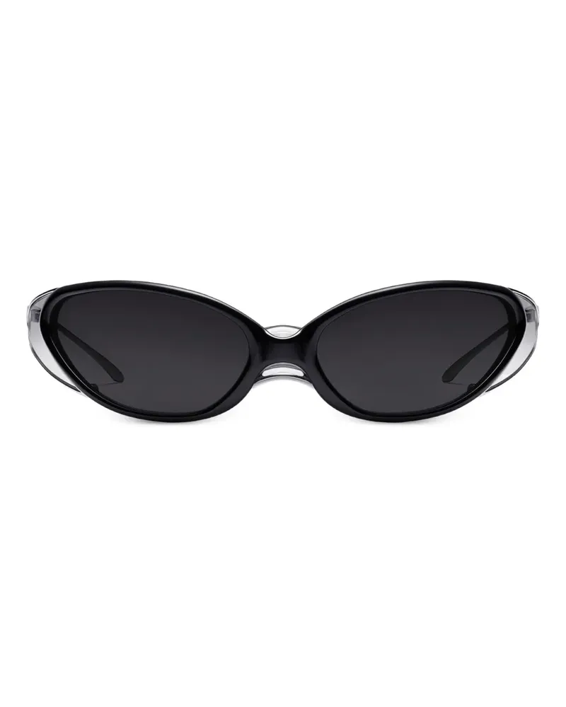 Gentle Monster Geometrische Noiz Veil 01 Sonnenbrille - Schwarz Schwarz