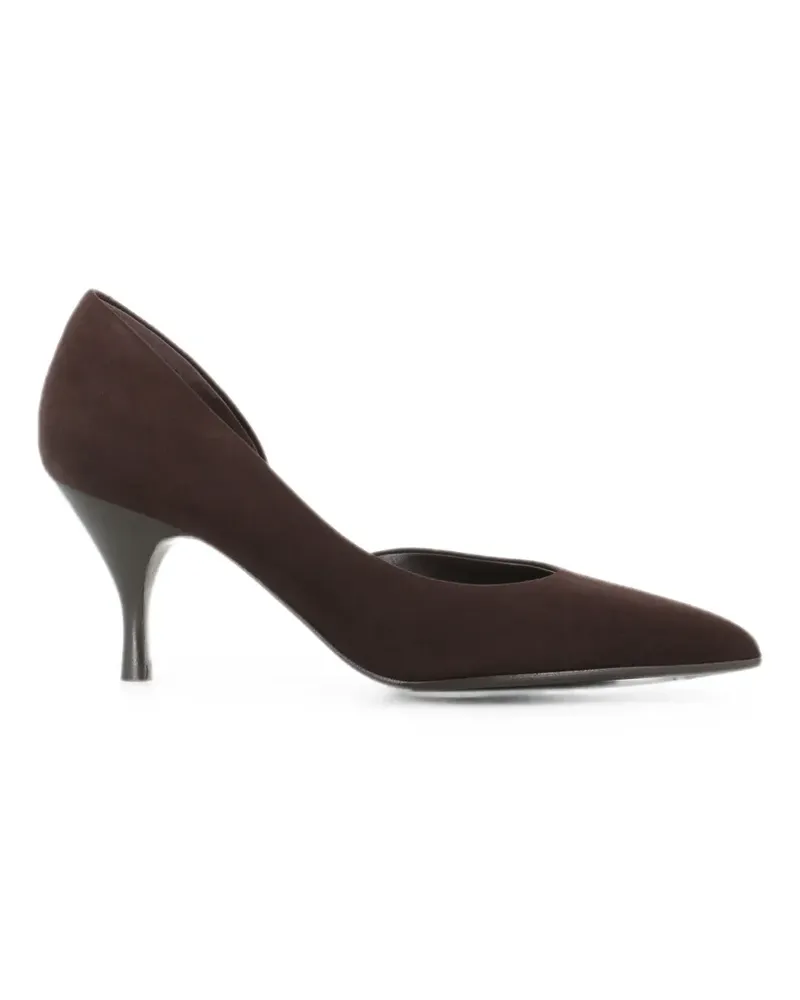 Sergio Levantesi Jada 67pointed-toe d'Orsay pumps - Braun Braun