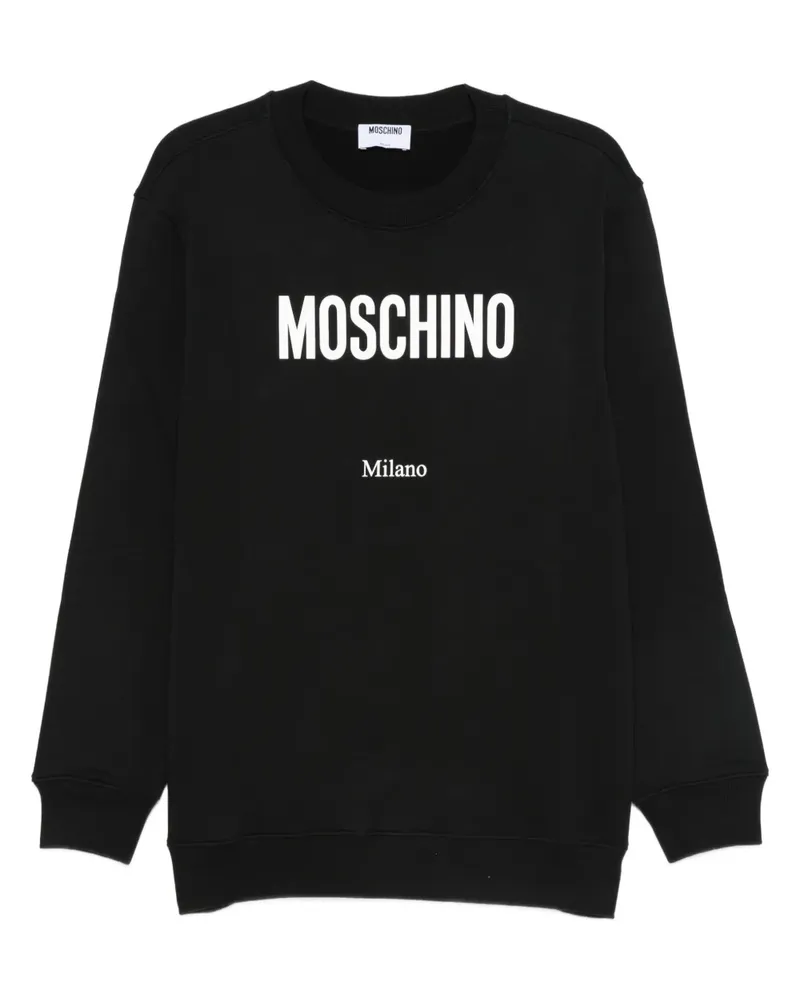 Moschino Sweatshirt mit Logo-Print - Schwarz Schwarz