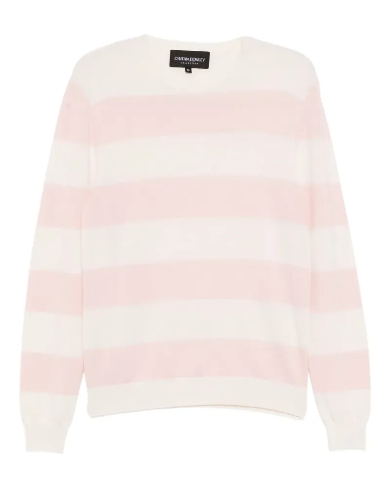 Cynthia Rowley Gestreiftes Lucky Oberteil - Nude Nude