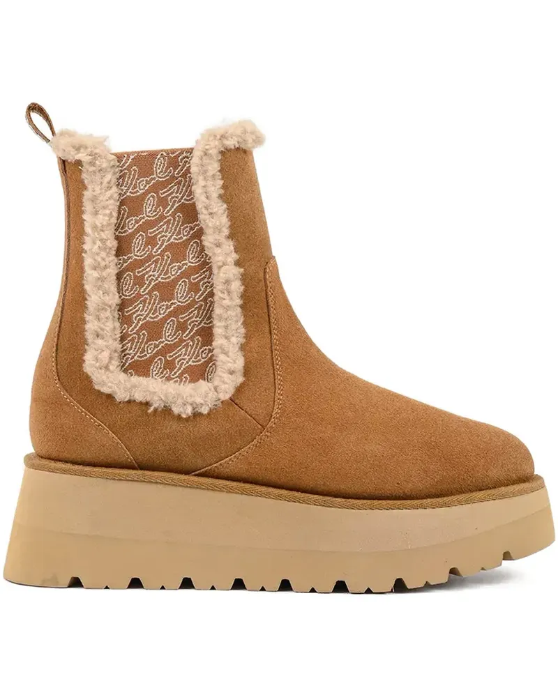 Karl Lagerfeld Skylar Stiefel mit Plateau - Braun Braun