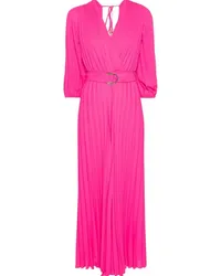 Liu Jo Plissierter Georgette-Jumpsuit Rosa