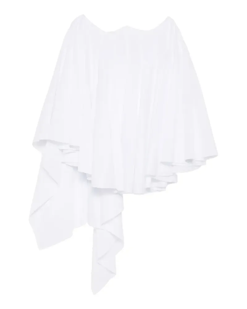 Jacquemus Triangle ruffled mini dress - Weiß Weiß