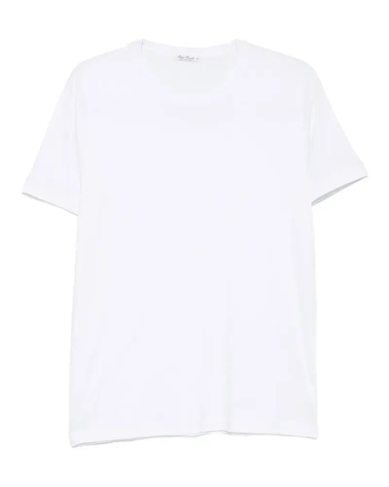 Stefan Brandt T-Shirt mit Rundhalsausschnitt - Weiß Weiß