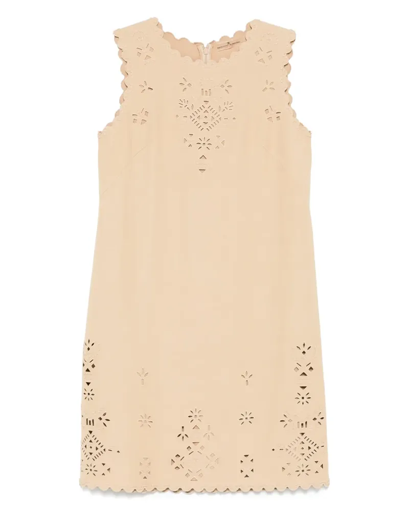 Ermanno Scervino Midikleid mit Lochstickerei - Nude Nude