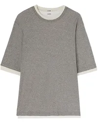 Jil Sander T-Shirt im Layering-Look Grau