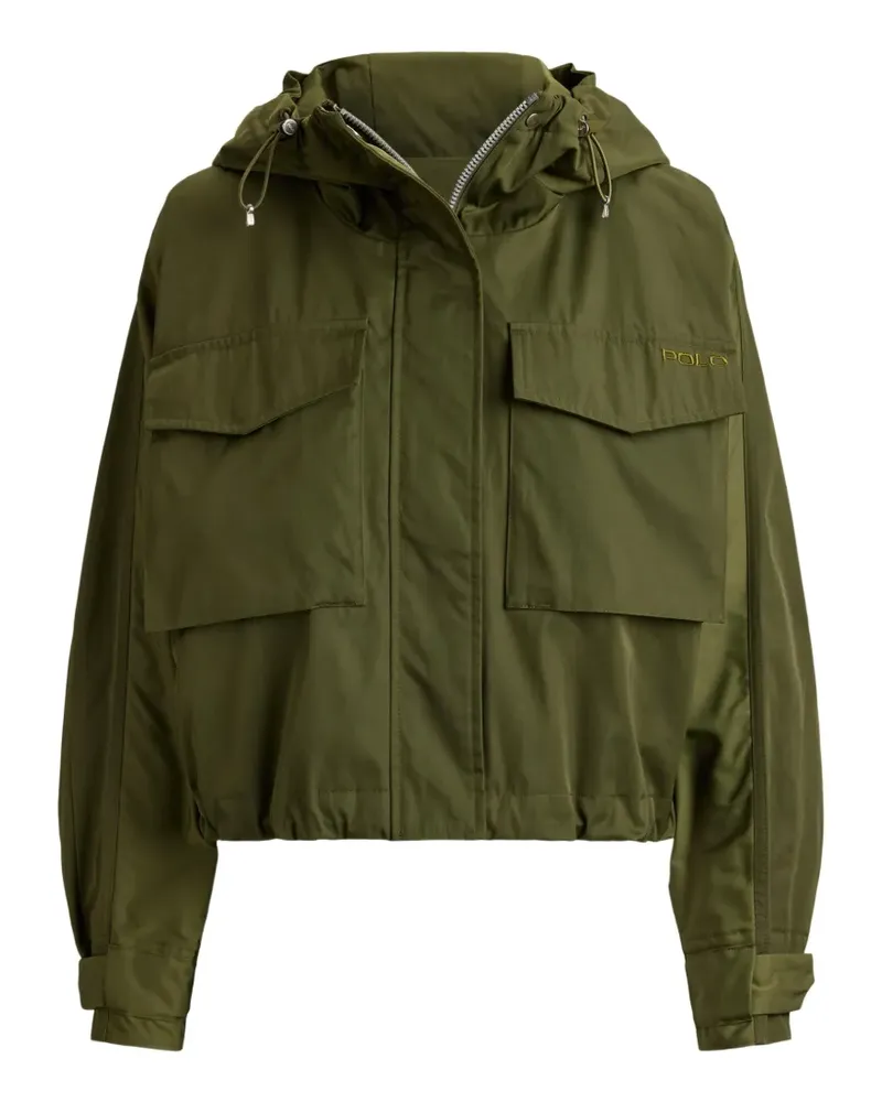 Ralph Lauren Cropped-Jacke mit Kapuze - Grün Grün