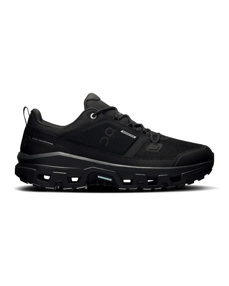 ON Wasserdichte Cloudrock Sneakers - Schwarz Schwarz