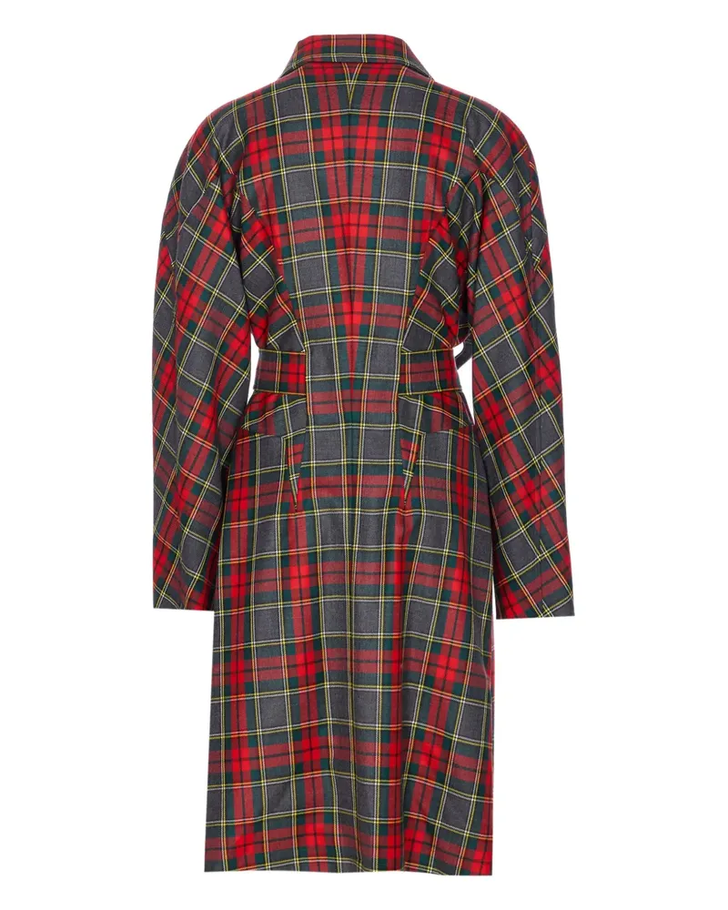 Vivienne Westwood Mantel mit Schottenkaro - Rot Rot