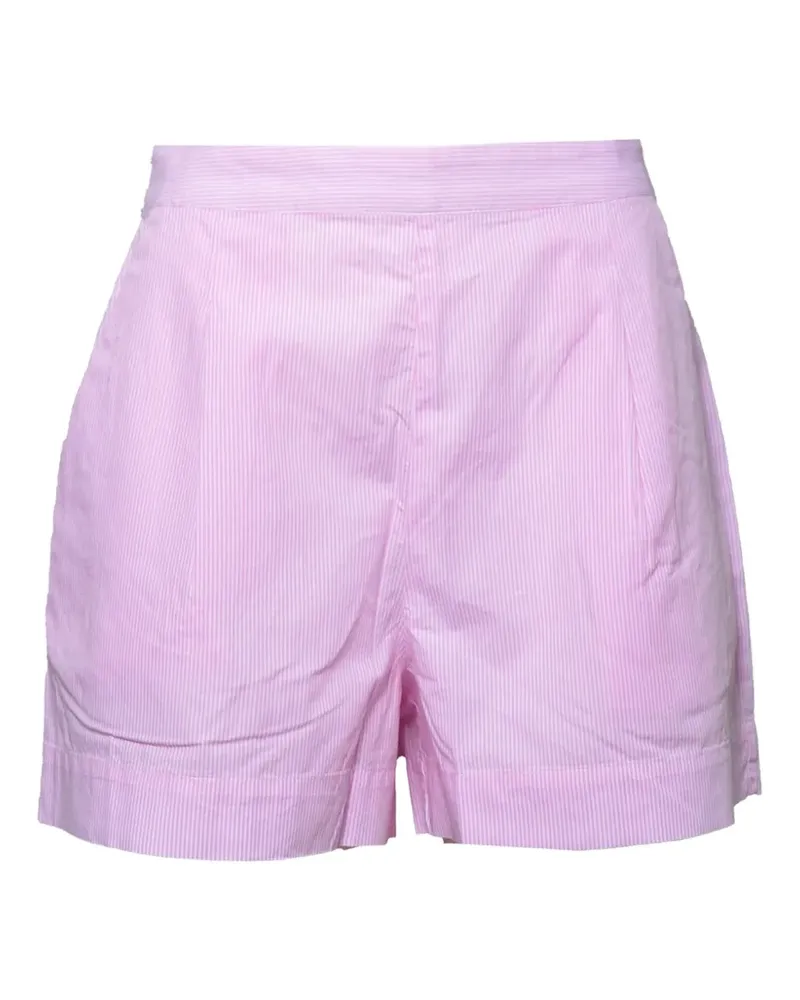 MC2 Saint Barth striped elasticat-waist shorts - Rosa Rosa