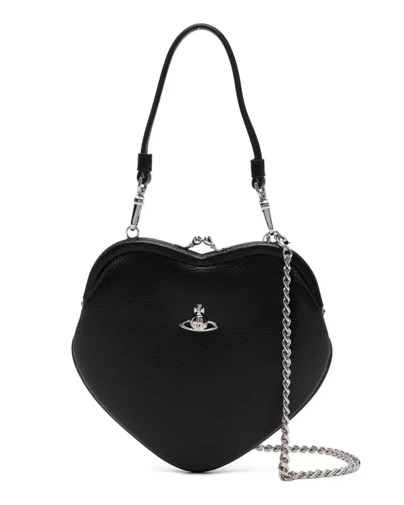 Vivienne Westwood Belle Heart Orb-detail tote bag - Schwarz Schwarz