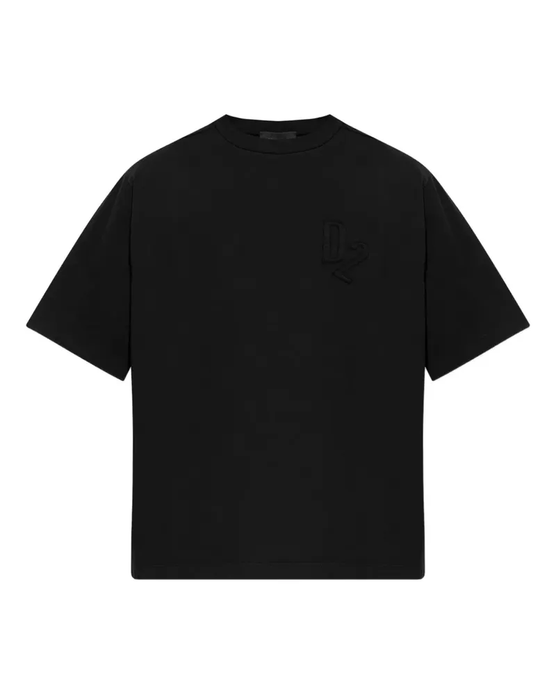 Dsquared2 Klassisches T-Shirt - Schwarz Schwarz