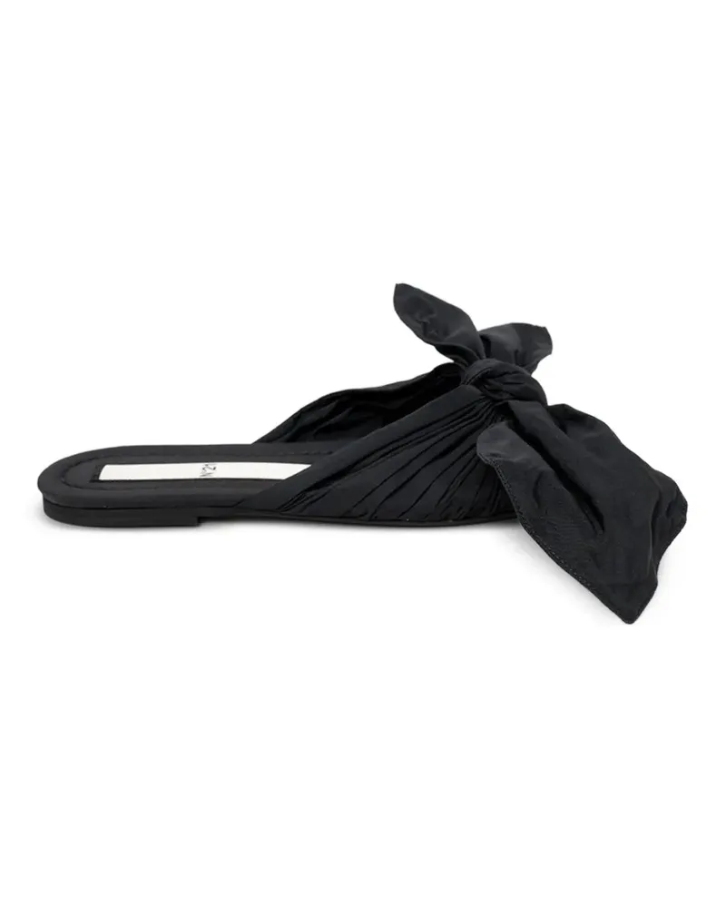 N° 21 bow flat sandals - Schwarz Schwarz