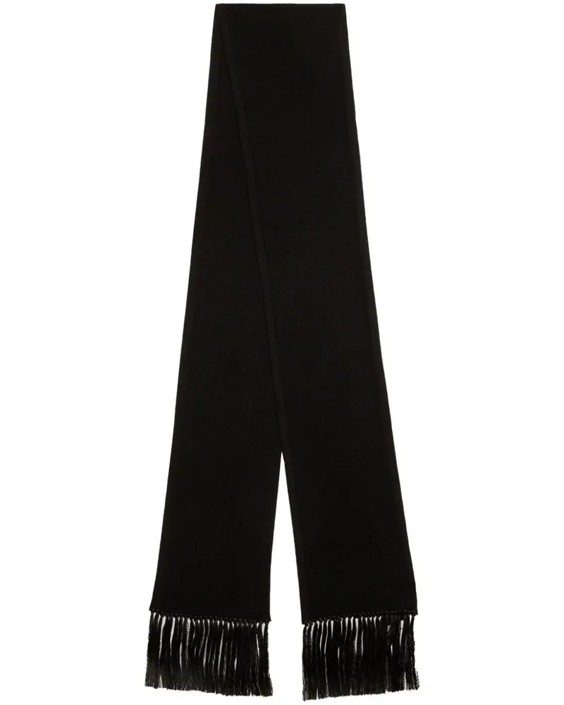 Tom Ford Gestrickter Schal - Schwarz Schwarz