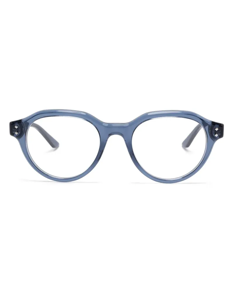 Gucci Brille mit rundem Gestell - Blau Blau