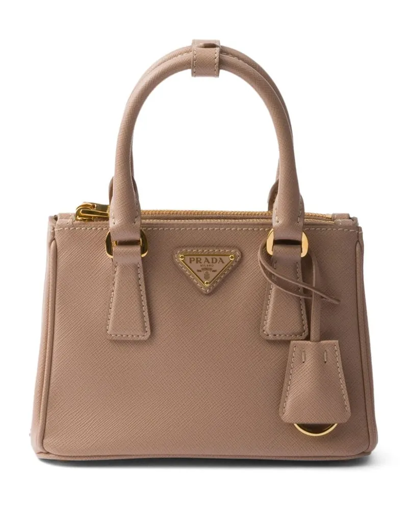 Prada Mini Galleria Tasche - Nude Nude