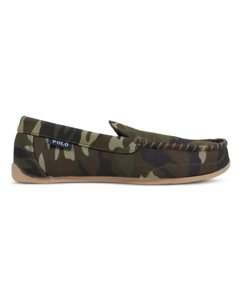 Ralph Lauren Declan camouflage-print loafers - Grün Grün