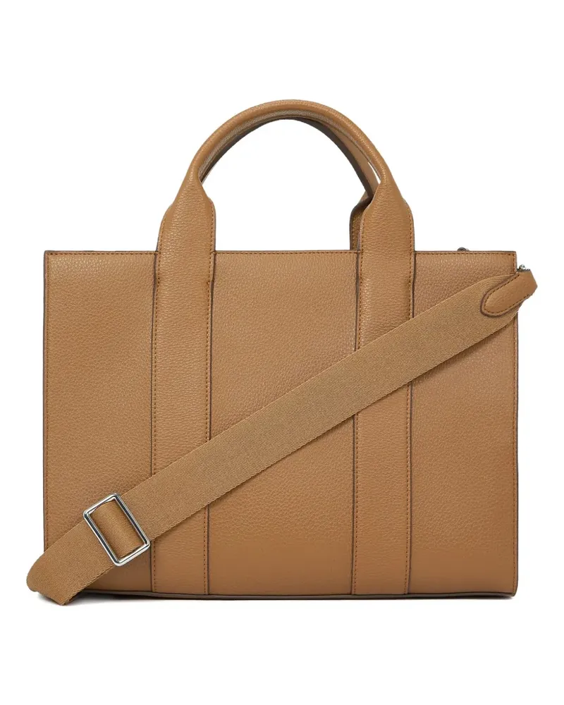 Karl Lagerfeld Mittelgroßer Shopper mit Logo-Print - Braun Braun
