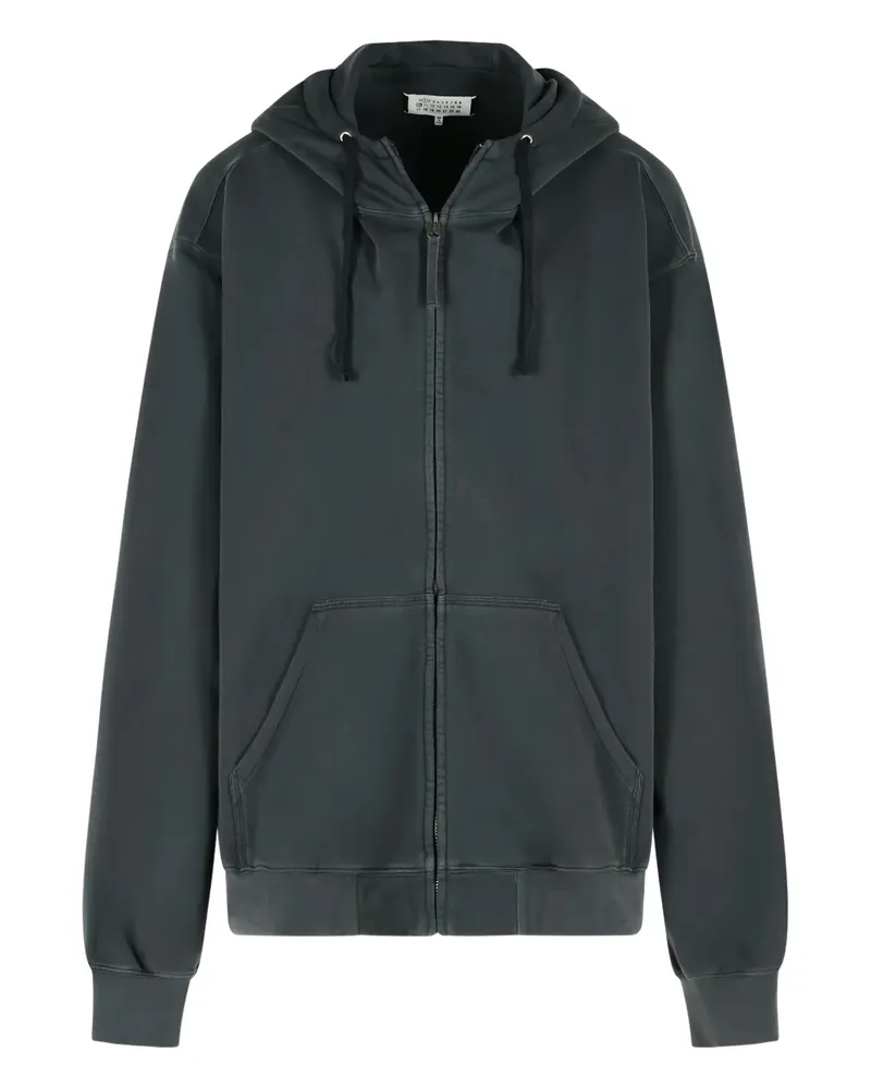 Maison Margiela Kapuzenjacke mit Kordelzug - Grau Grau
