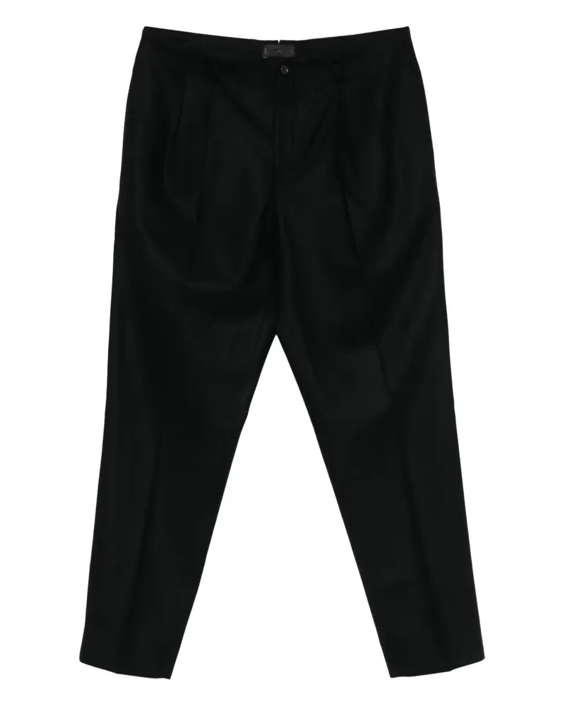 Briglia 1949 Villeneuve pleated-front tailored trousers - Schwarz Schwarz