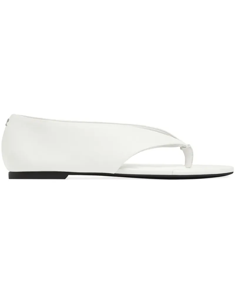 Courrèges Offene Ballerinas - Weiß Weiß