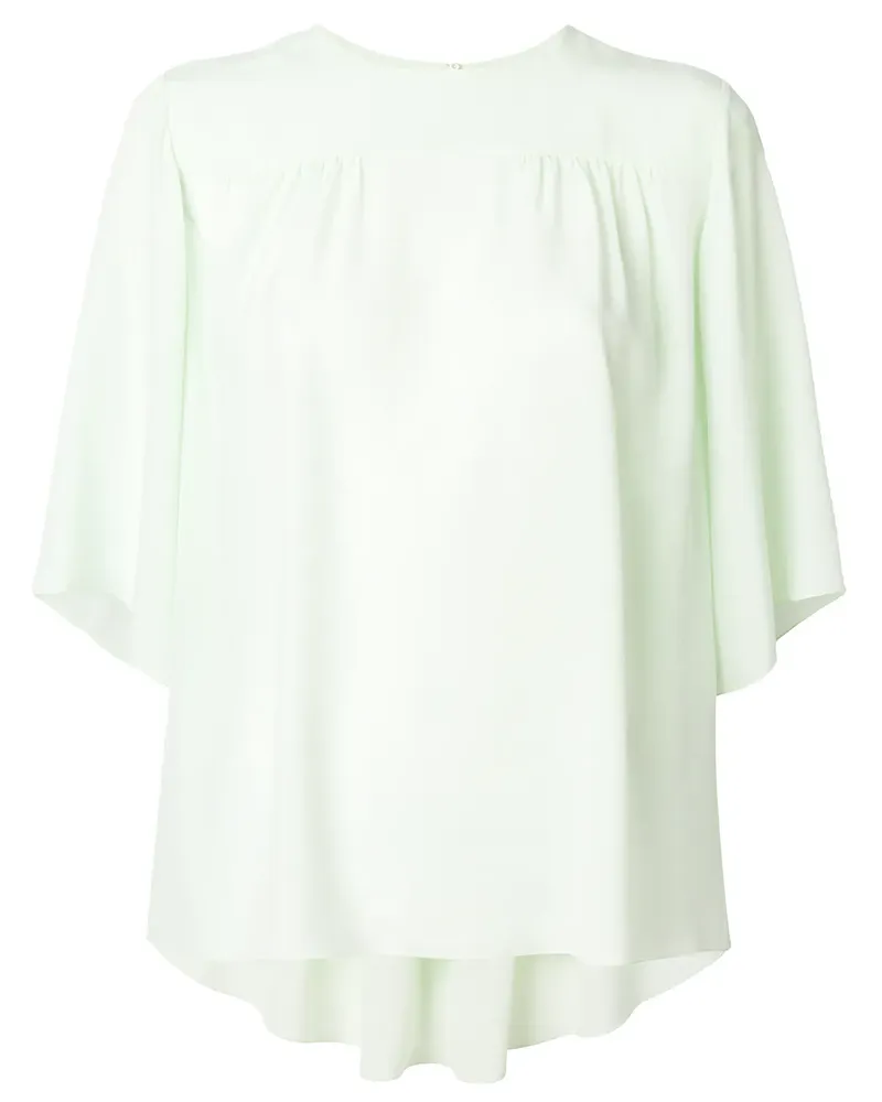 Chloé Trapezförmiges Seidenoberteil - Grün Grün