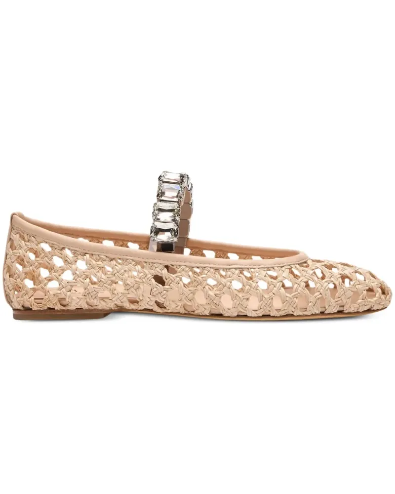 Casadei Ballerinas mit Kristallen - Rosa Rosa
