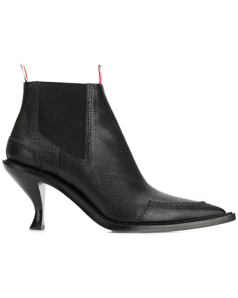 Thom Browne Stiefeletten mit Budapestermuster - Schwarz Schwarz