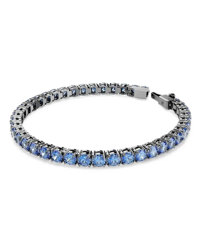 Swarovski Matrix crystal-embellished tennis bracelet - Blau Blau