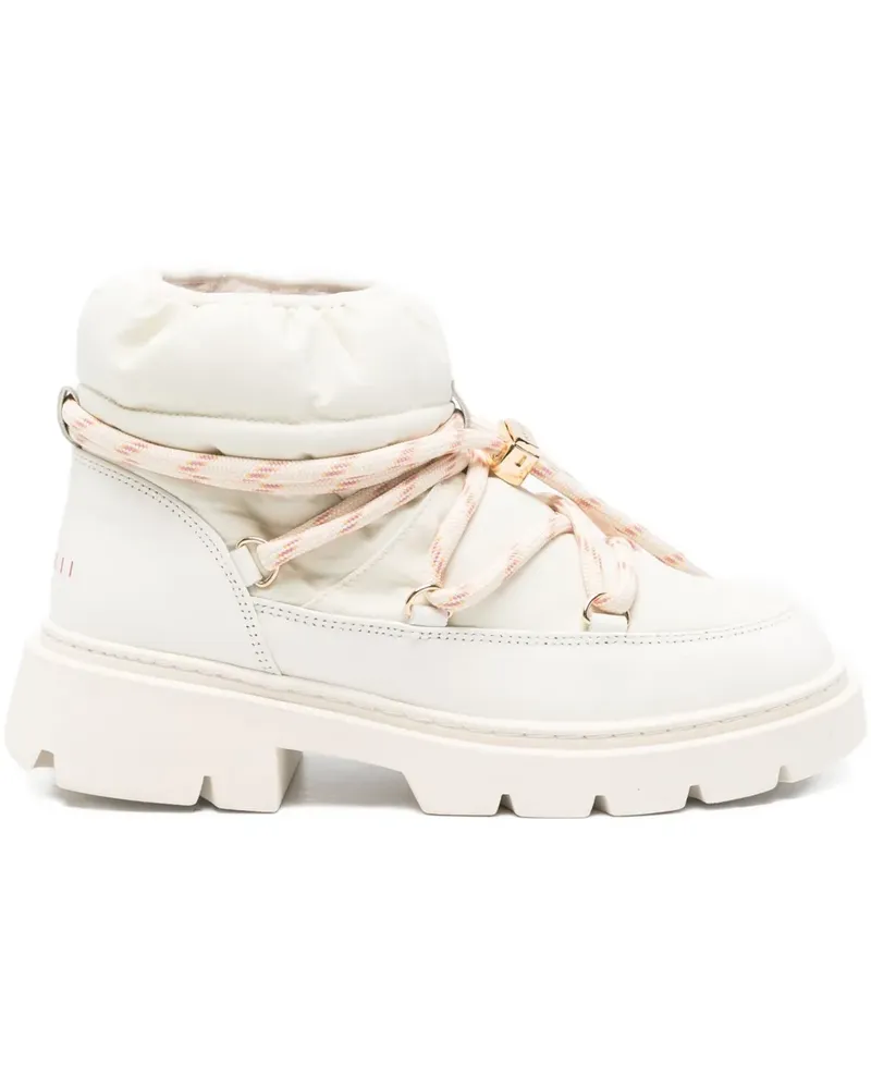 INUIKII Endurance Puffer Stiefel - Weiß Weiß