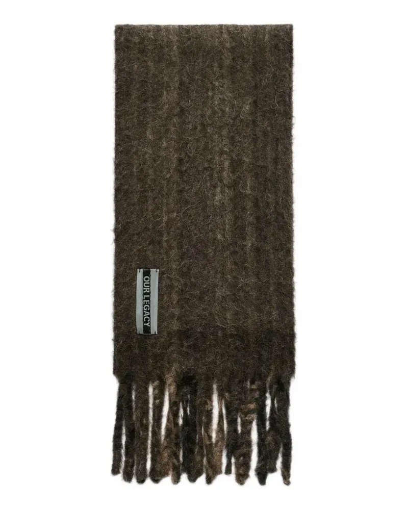 Our Legacy Estate alpaca-blend scarf - Braun Braun