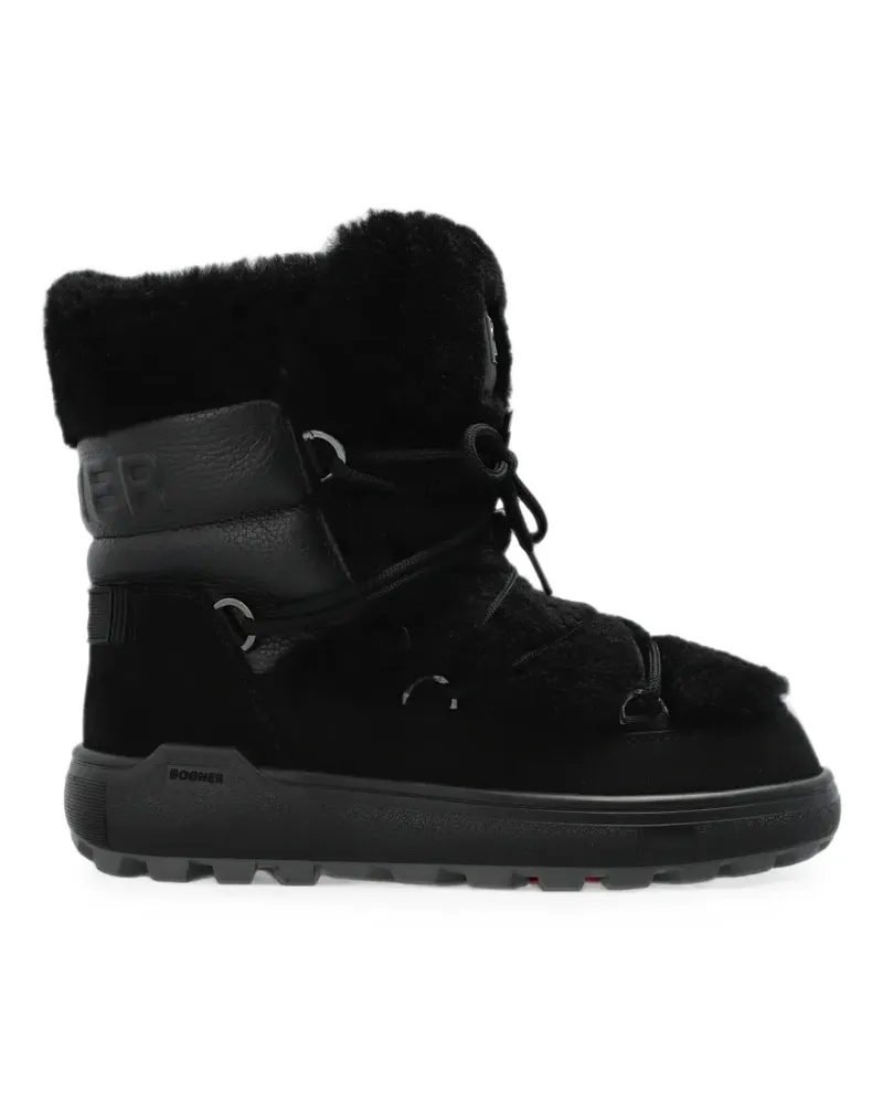 Bogner Chamonix Schneestiefel mit Shearling-Besatz - Schwarz Schwarz