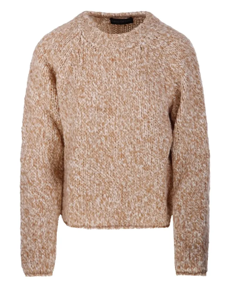 Fabrizio del Carlo Pullover mit Rundhalsausschnitt - Nude Nude