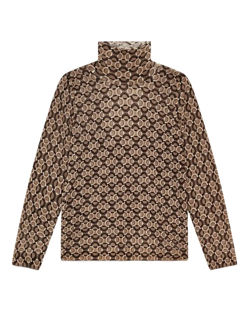 Maliparmi Pullover mit geometrischem Print - Nude Nude