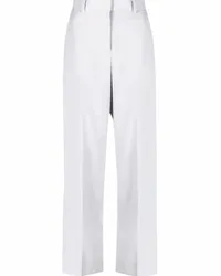 Sacai Straight-Leg-Jeans mit Streifen Grau