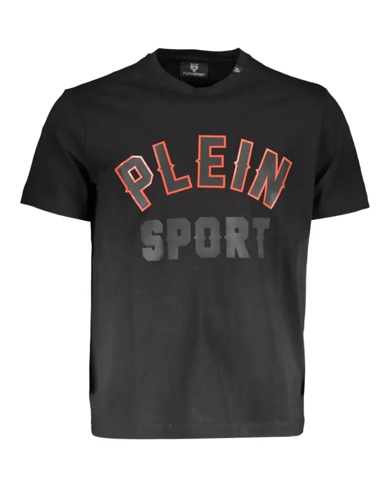 Philipp Plein Kurzärmeliges T-Shirt mit Logo-Print - Schwarz Schwarz