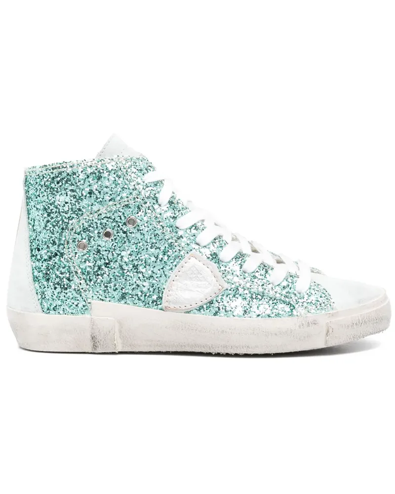 Philippe Model Glitter-Sneakers - Blau Blau