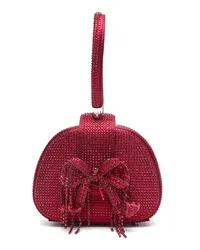 Self-Portrait Micro Tote Bag mit Strass Rot