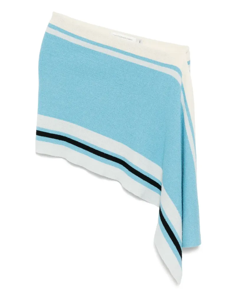 Christopher Esber Gestrickter Straccio Rock - Blau Blau