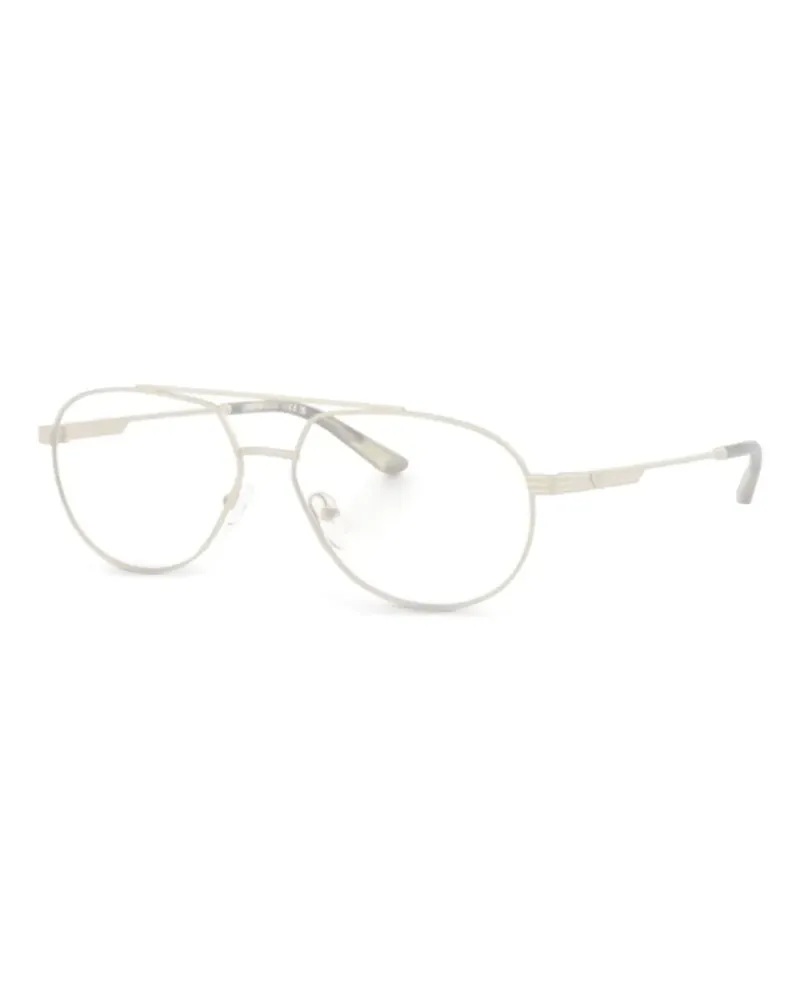 Emporio Armani Brille mit rundem Gestell - Gold Gold