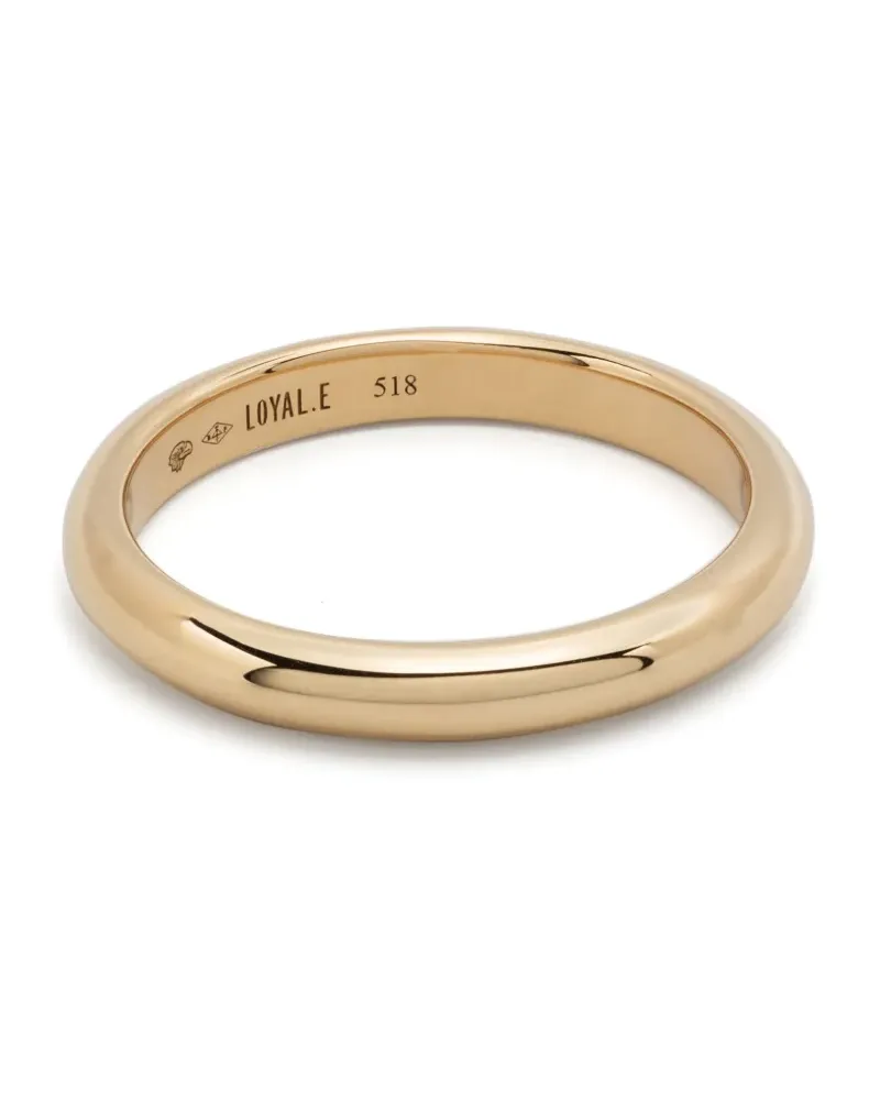 Loyal.e Paris 18kt Union Absolu.e Half Gelbgoldring Gold