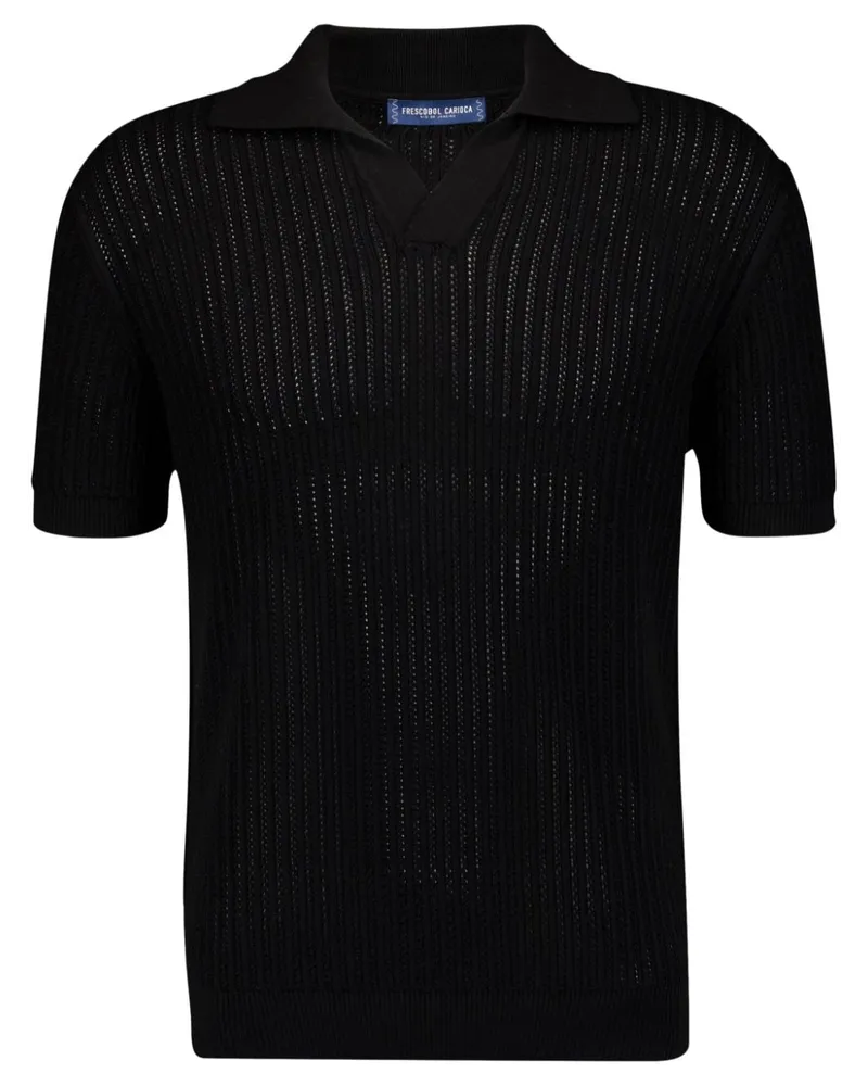 Frescobol Carioca Rino Poloshirt - Schwarz Schwarz