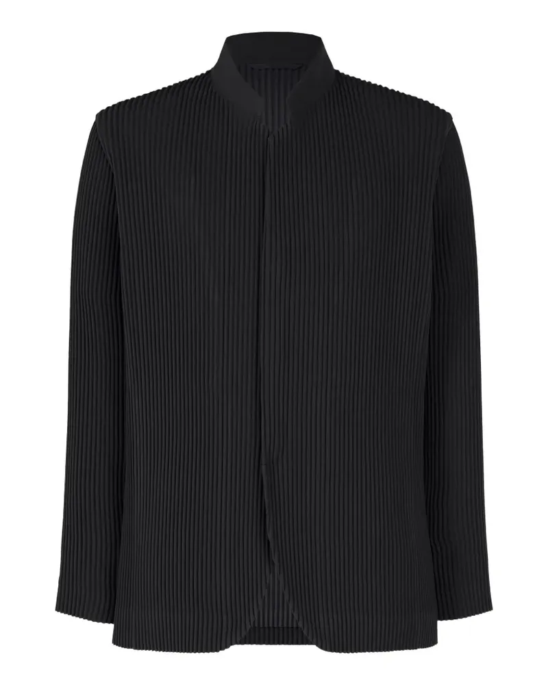 Issey Miyake pleated jacket - Schwarz Schwarz