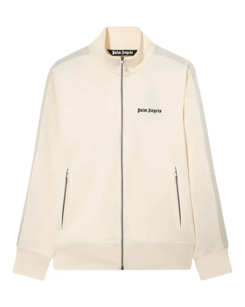 Palm Angels Sweatshirt mit Logo-Streifen - Nude Nude