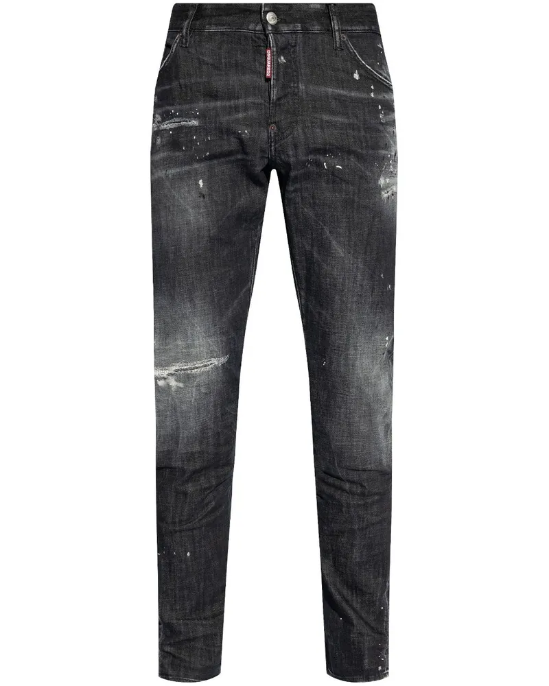 Dsquared2 Skinny-Jeans im Distressed-Look - Grau Grau